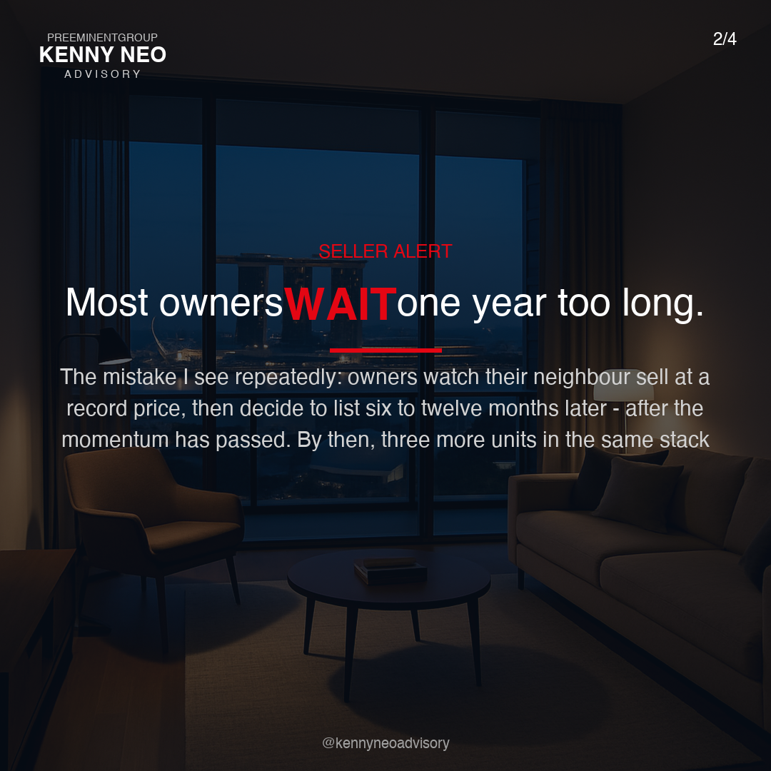 Most sellers wait for the market to tell them. By then, it's too late.