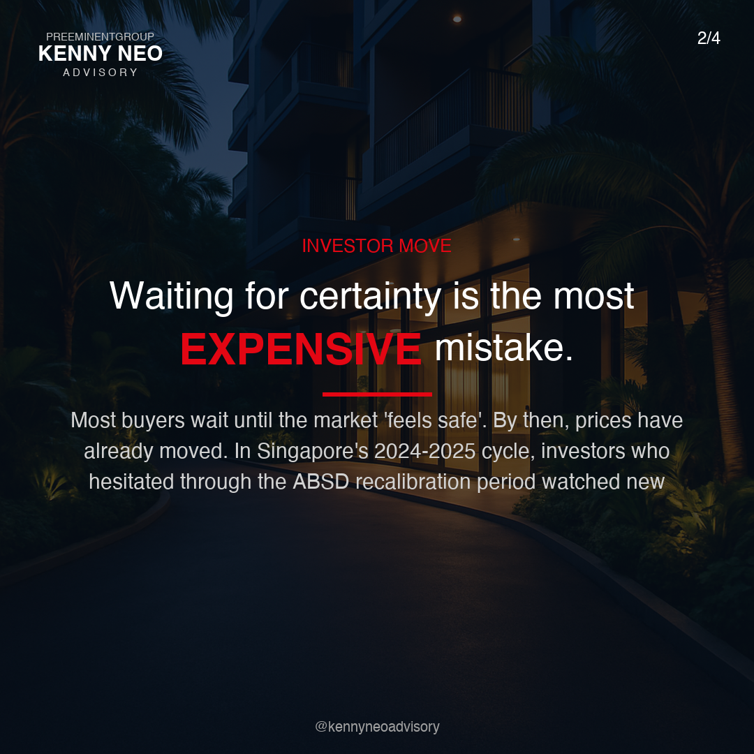 Waiting for certainty is the most expensive mistake.