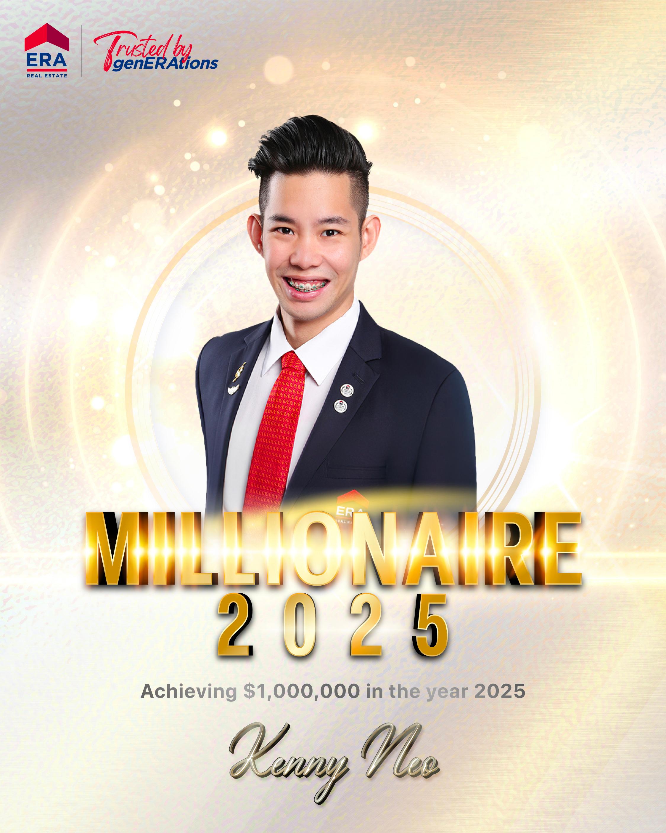 ERA Millionaire 2025 — Kenny Neo achieving $1,000,000