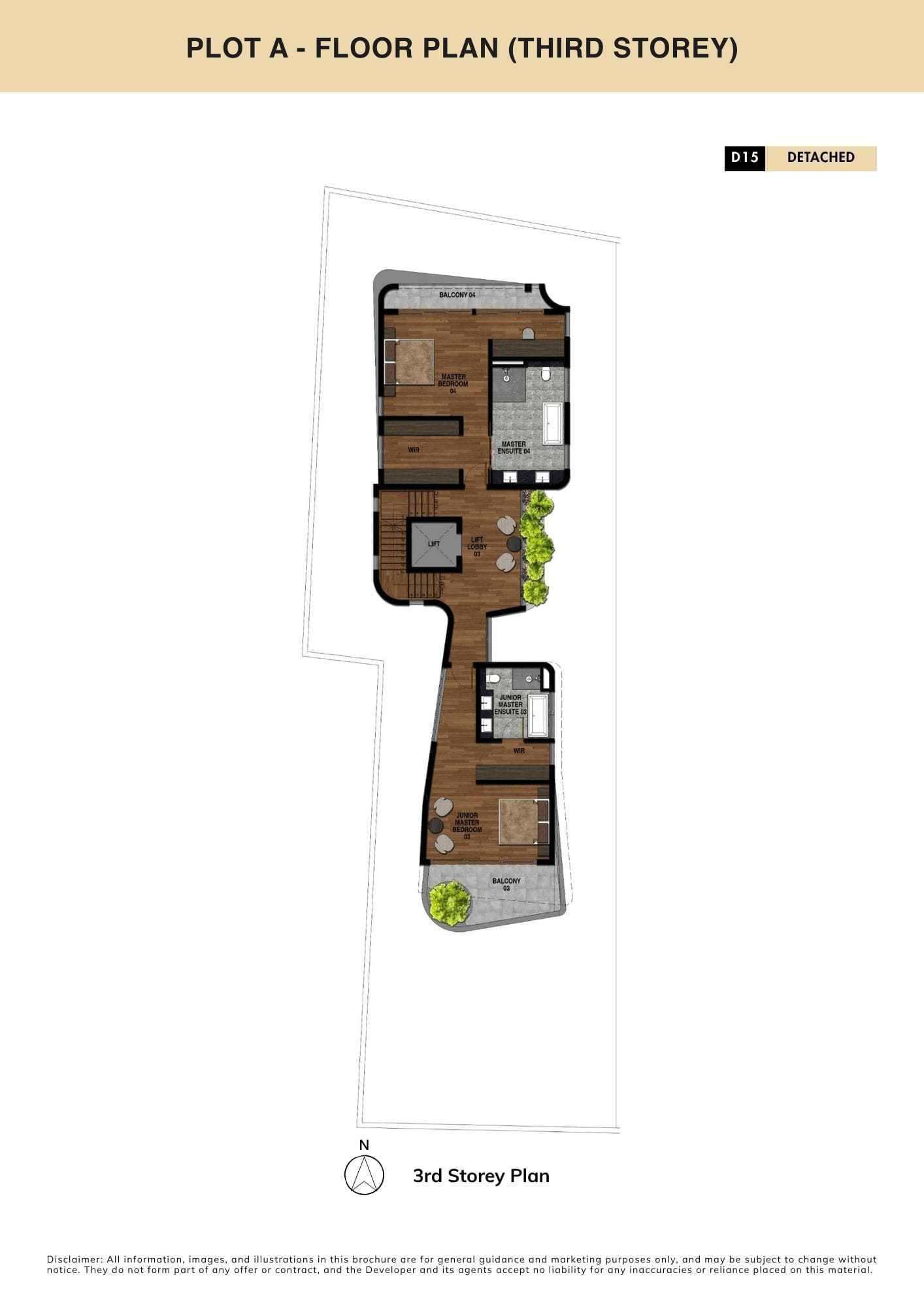 Avant-Garde Pair @ Siglap Road — Plot A — 3rd Storey floor plan