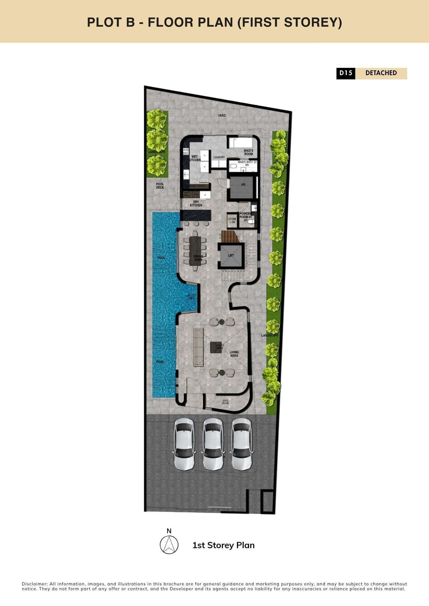 Avant-Garde Pair @ Siglap Road — Plot B — 1st Storey floor plan