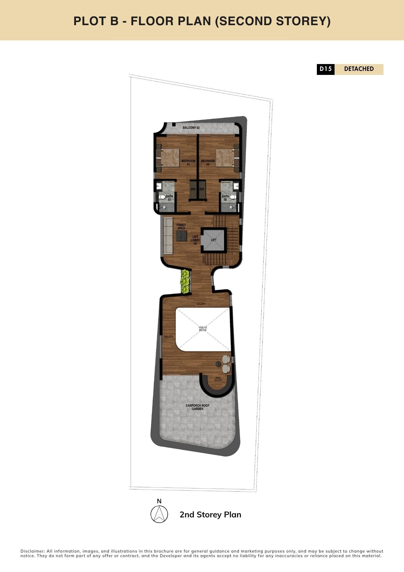 Avant-Garde Pair @ Siglap Road — Plot B — 2nd Storey floor plan