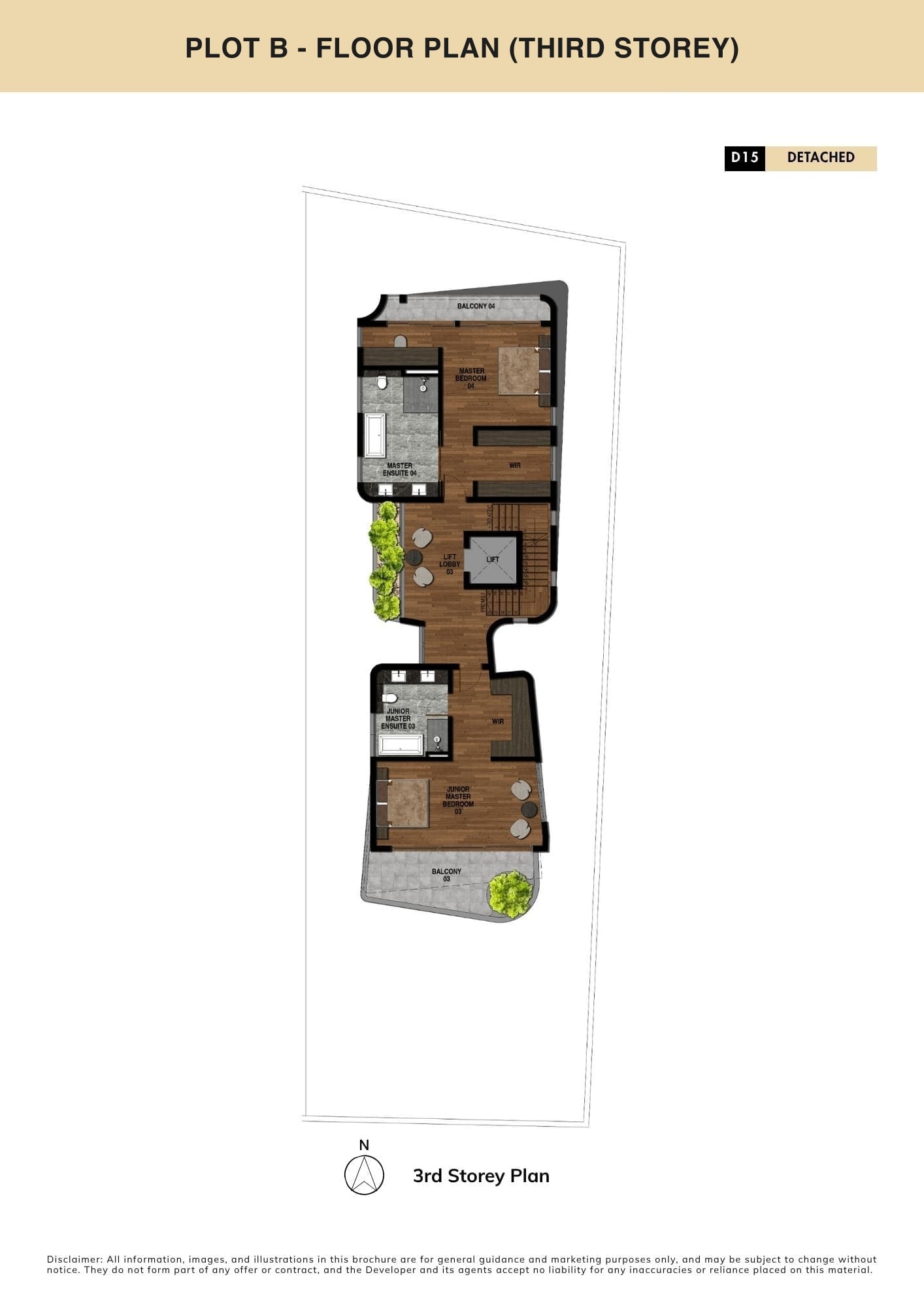 Avant-Garde Pair @ Siglap Road — Plot B — 3rd Storey floor plan
