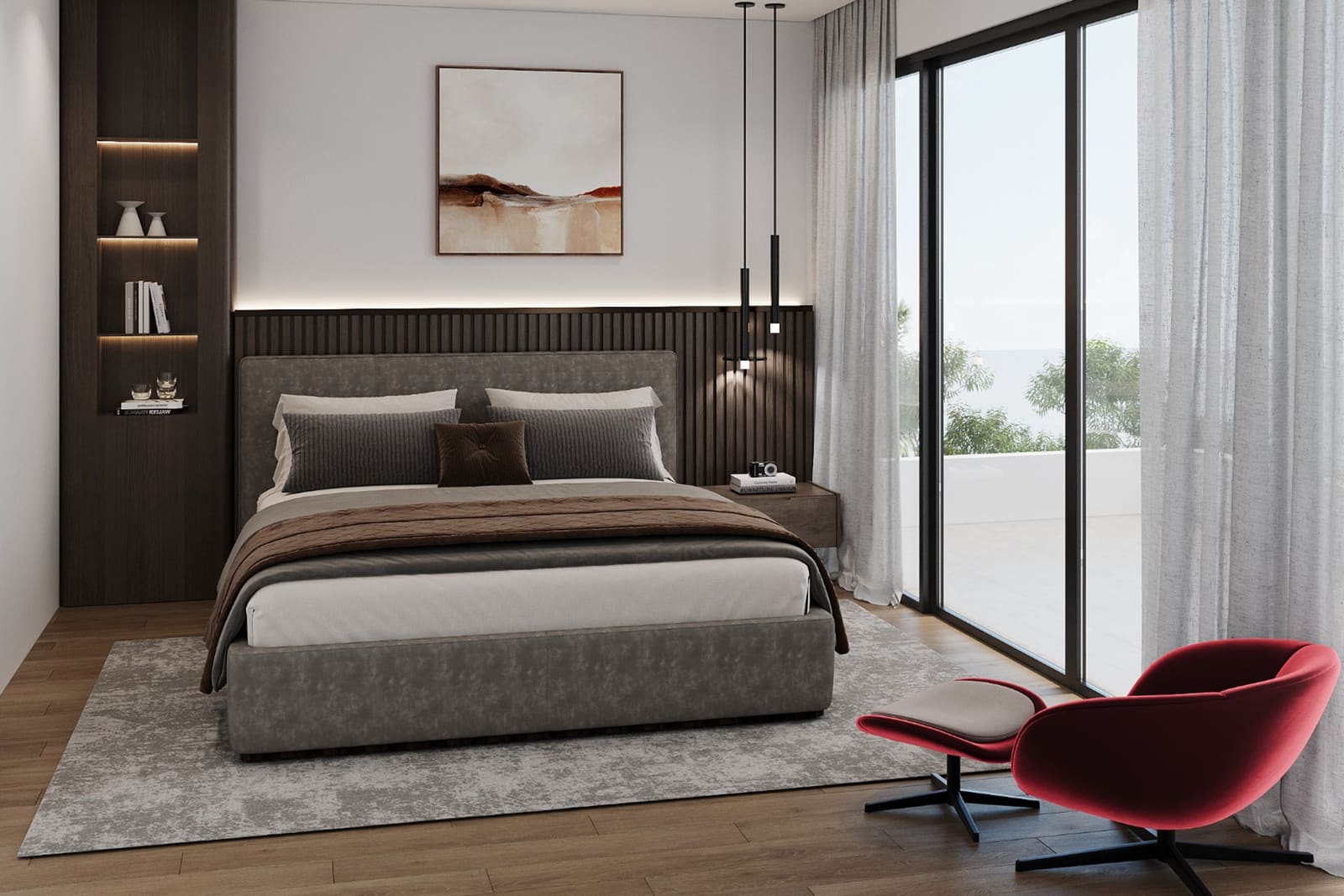 Bedroom (artist's impression)