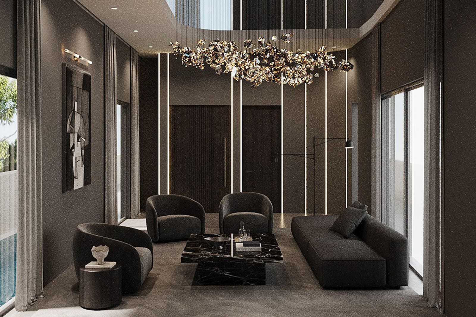 Living room (artist's impression)