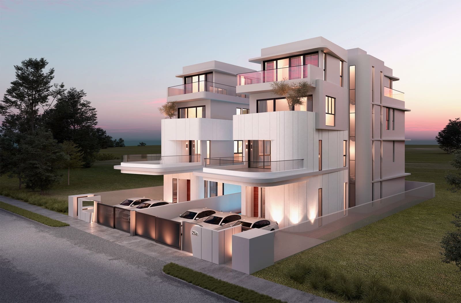 Avant-Garde Pair @ Siglap Road — right angle (artist's impression)