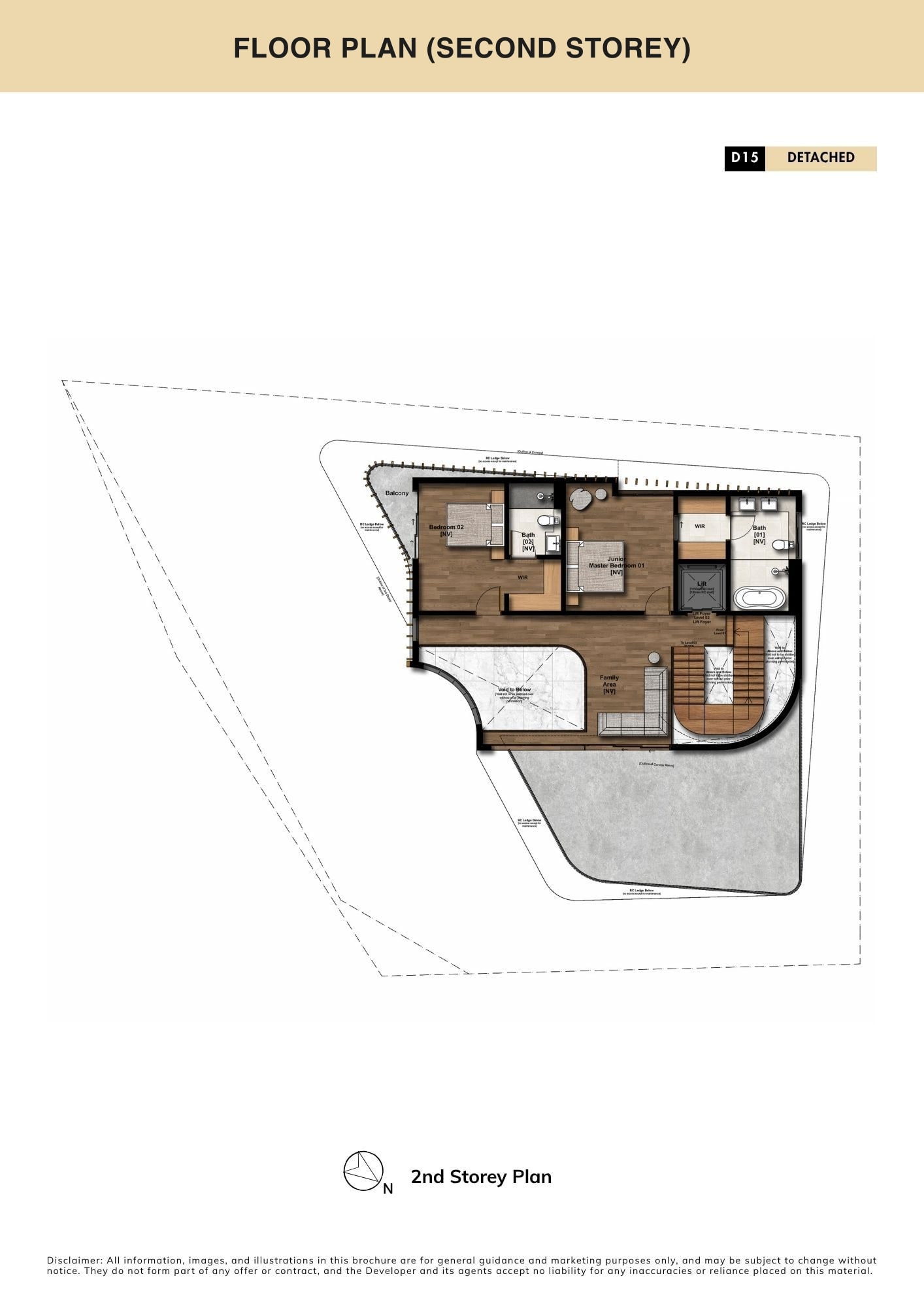 Avant-Garde @ Siglap Road — 2nd Storey floor plan