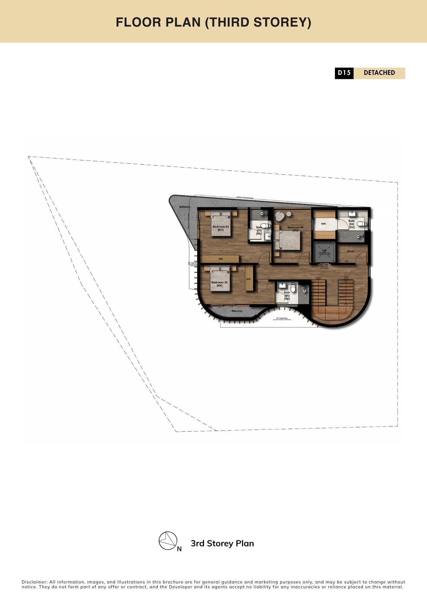 Avant-Garde @ Siglap Road — 3rd Storey floor plan