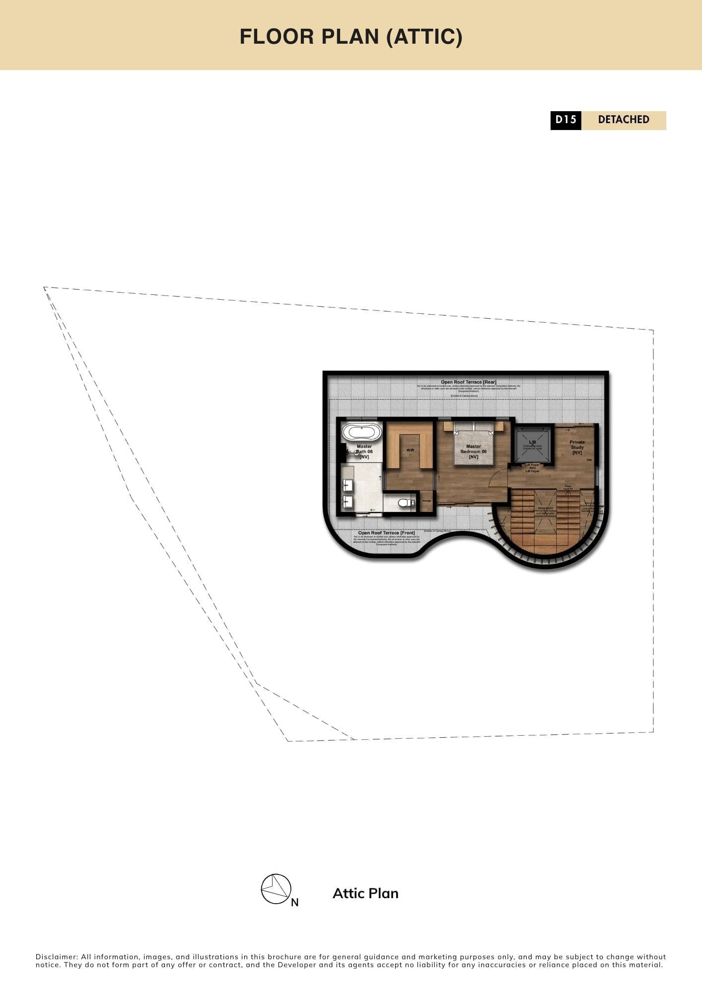 Avant-Garde @ Siglap Road — Attic floor plan