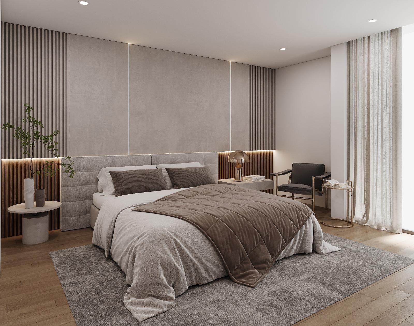 Bedroom (artist's impression)