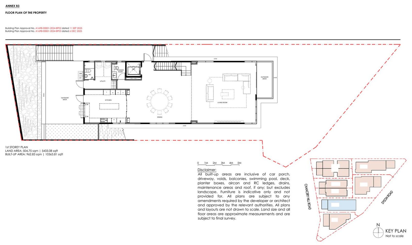 Chancery Hill Collection — Detached — Type C — 1st Storey floor plan