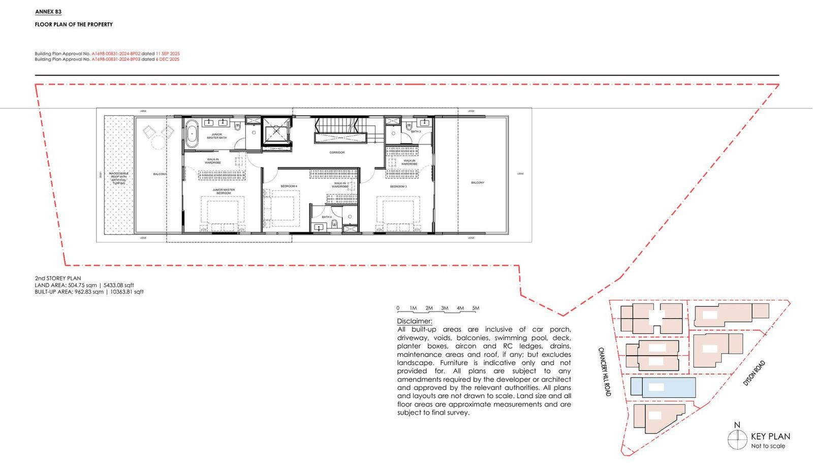 Chancery Hill Collection — Detached — Type C — 2nd Storey floor plan
