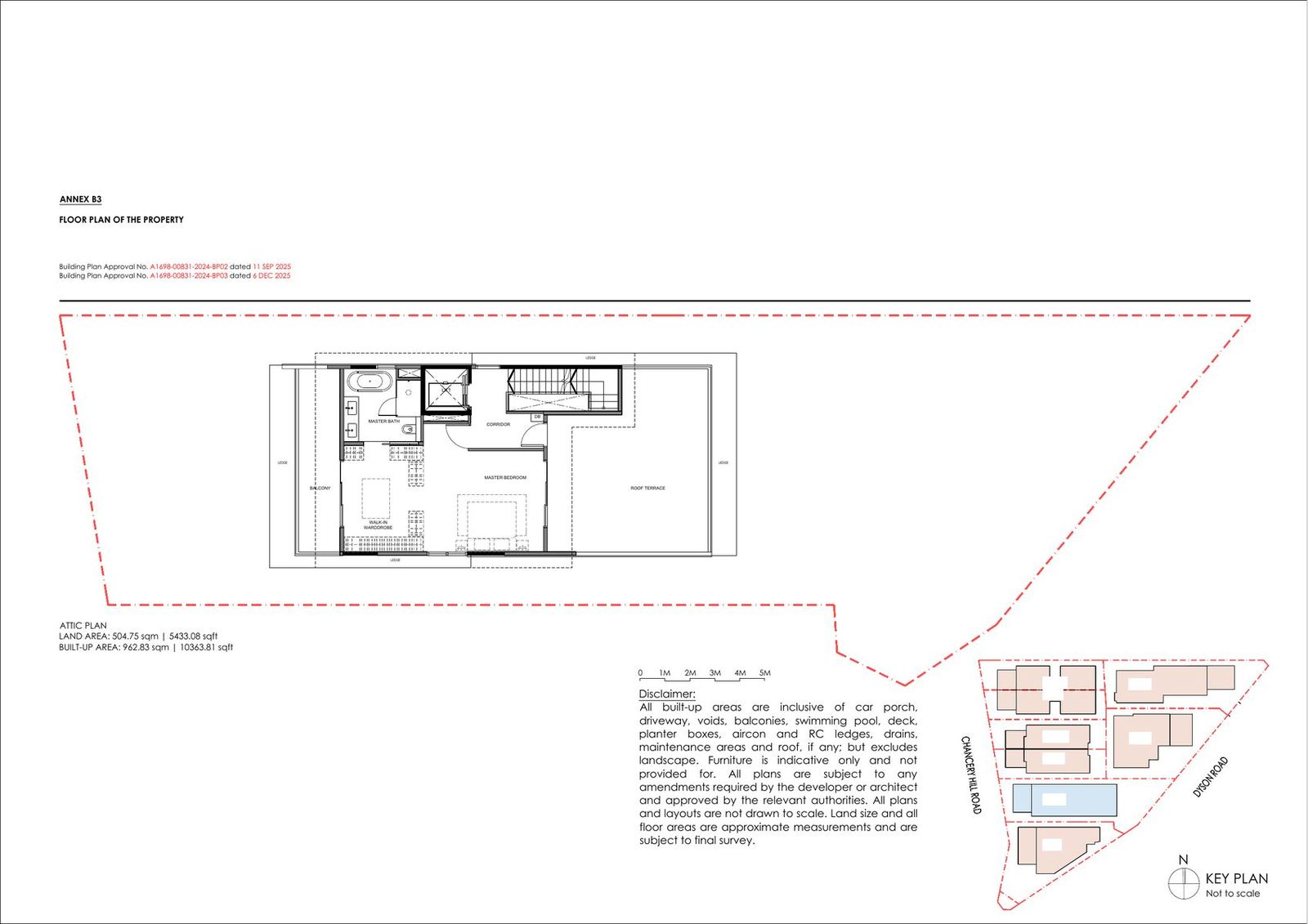 Chancery Hill Collection — Detached — Type C — Attic floor plan