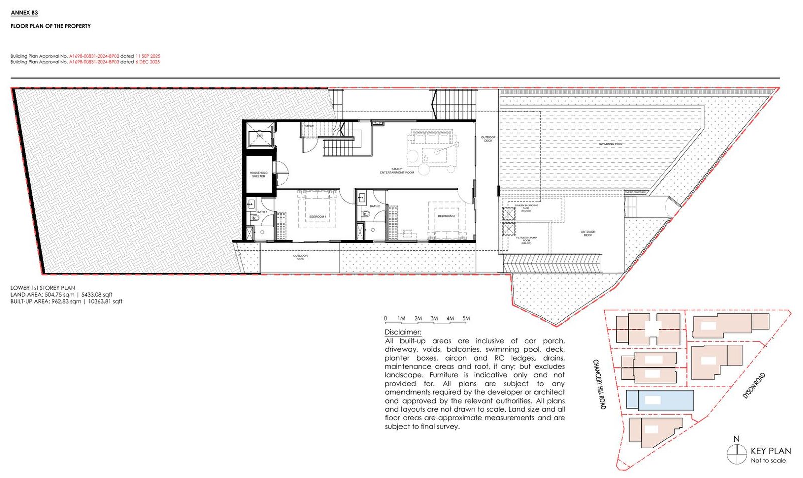 Chancery Hill Collection — Detached — Type C — Lower 1st Storey floor plan
