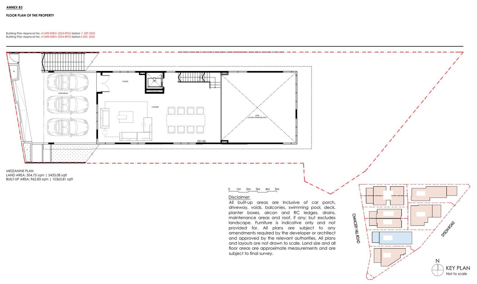 Chancery Hill Collection — Detached — Type C — Mezzanine floor plan