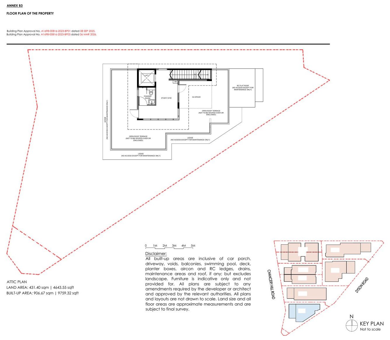 Chancery Hill Collection — Detached — Type D — Attic floor plan