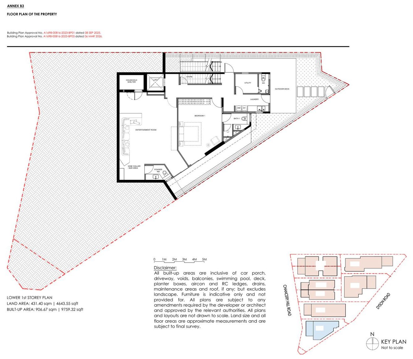 Chancery Hill Collection — Detached — Type D — Lower 1st Storey floor plan