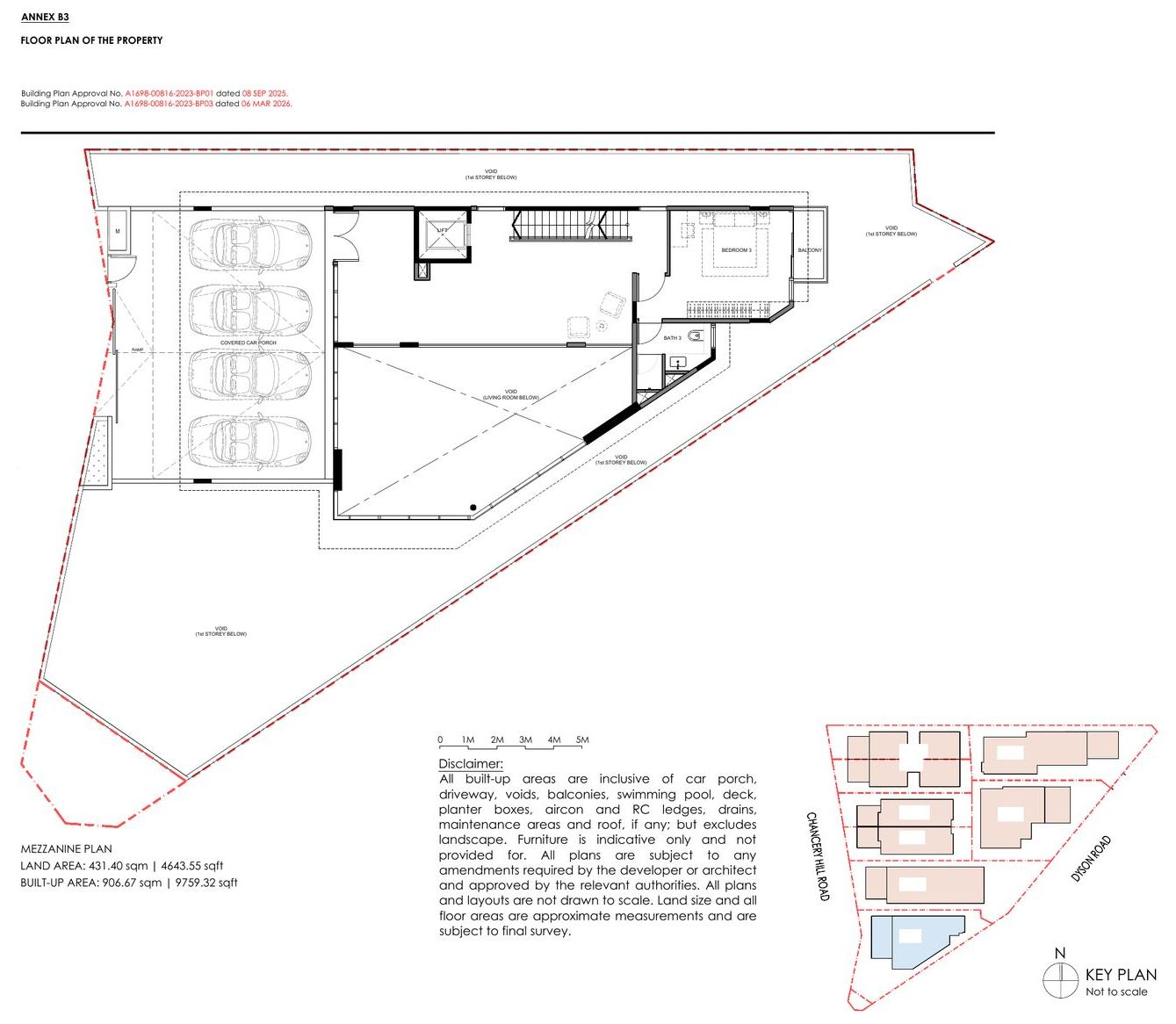 Chancery Hill Collection — Detached — Type D — Mezzanine floor plan