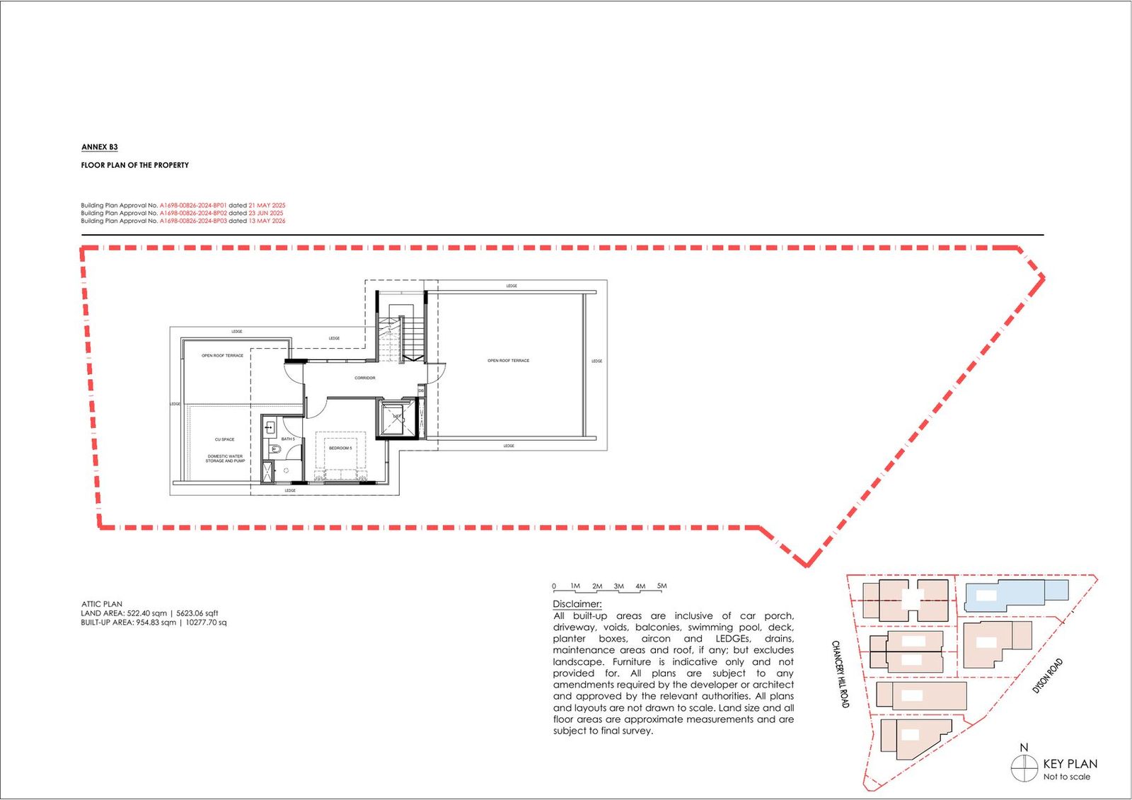 Chancery Hill Collection — Detached — Type E — Attic floor plan