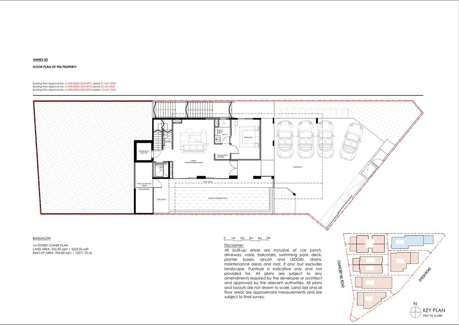 Chancery Hill Collection — Detached — Type E — Lower 1st Storey floor plan