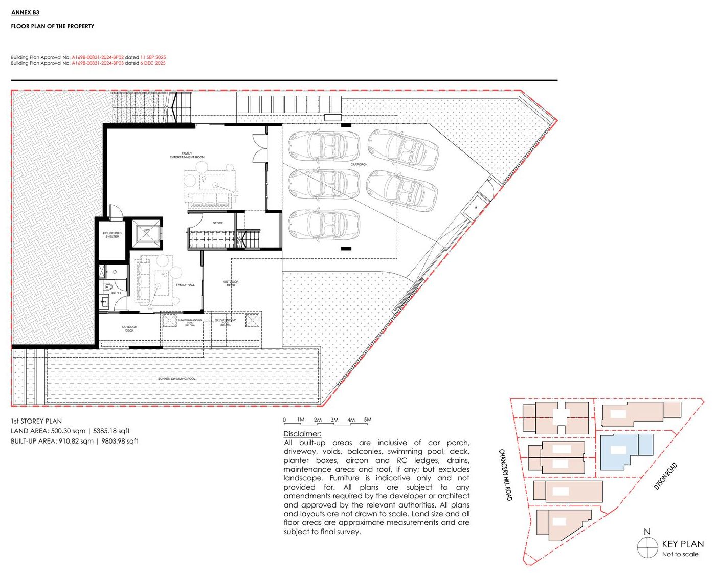 Chancery Hill Collection — Detached — Type F — 1st Storey floor plan