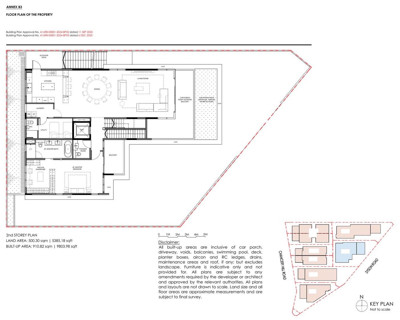 Chancery Hill Collection — Detached — Type F — 2nd Storey floor plan