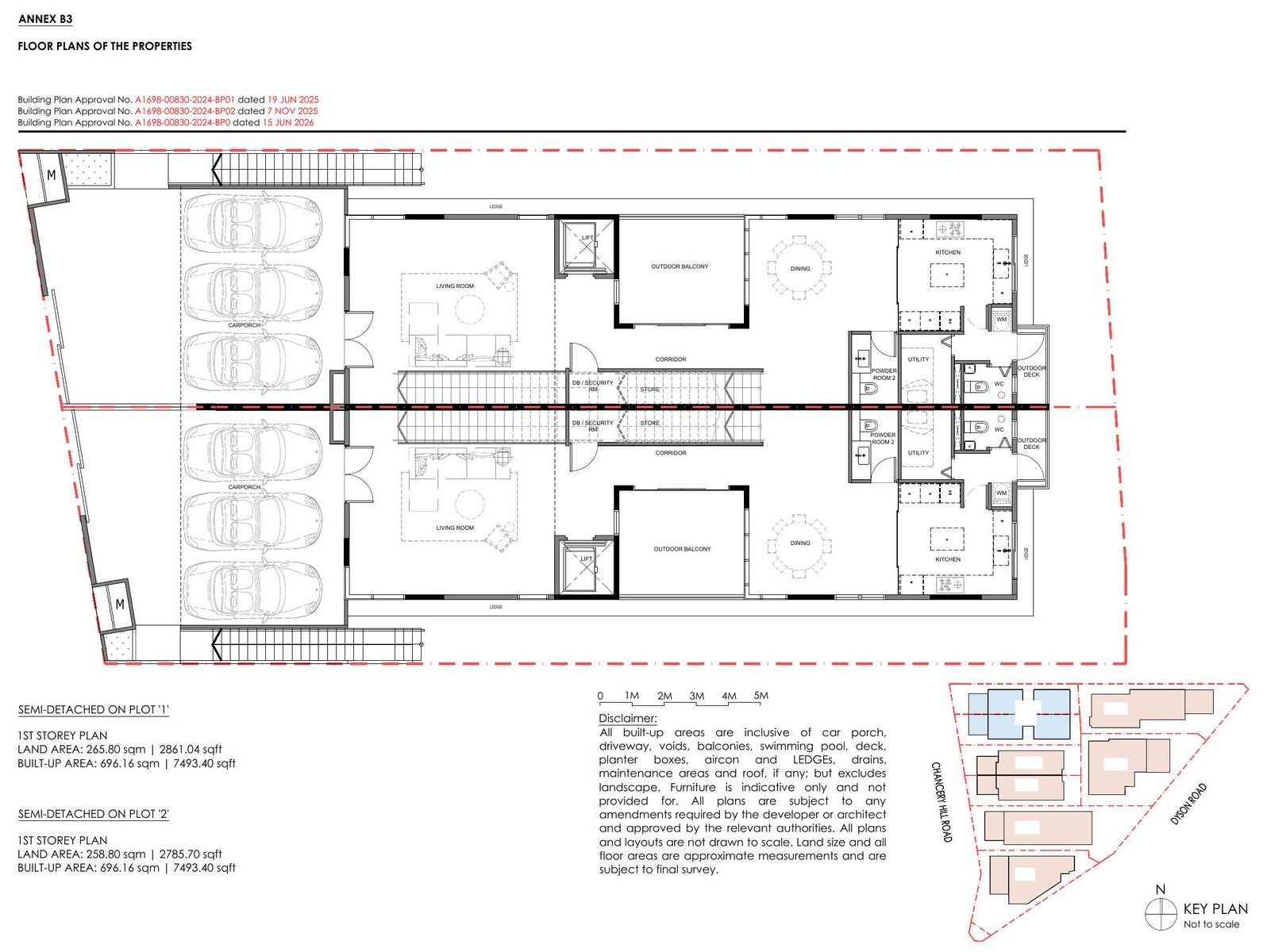 Chancery Hill Collection — Semi-Detached — Type A — 1st Storey floor plan
