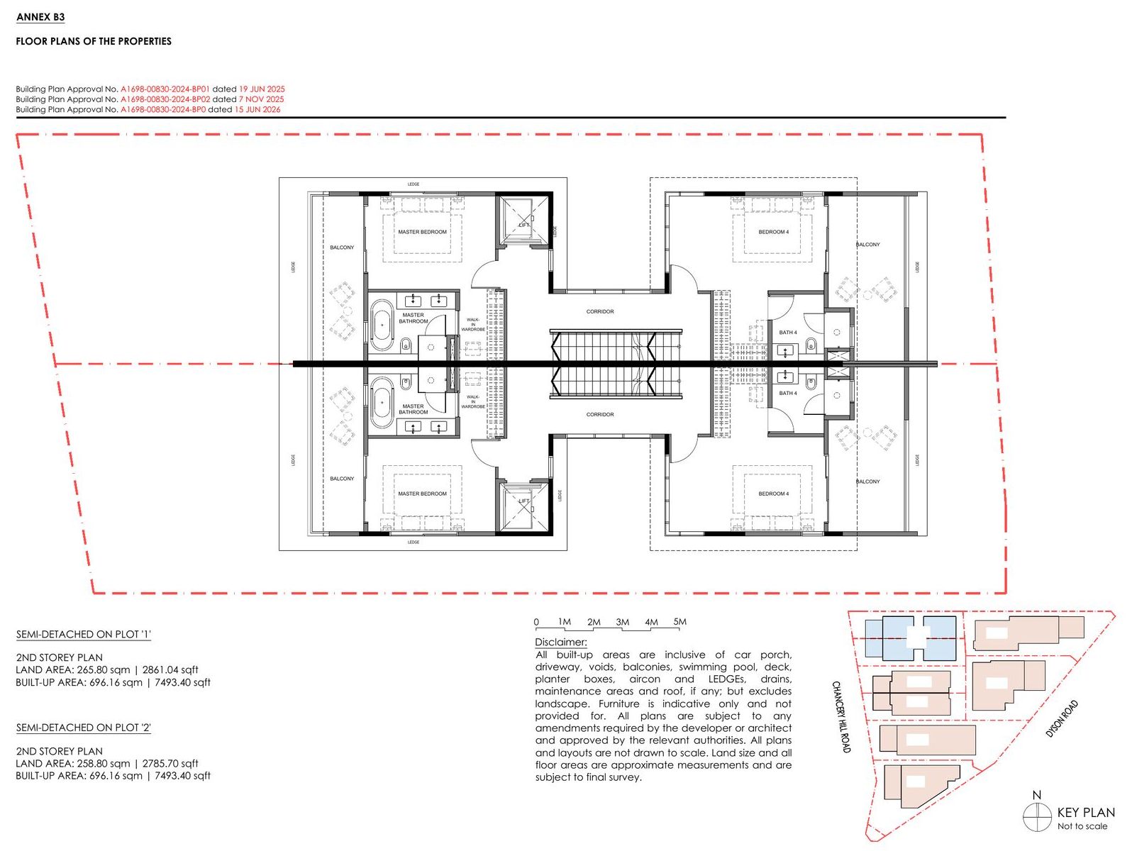 Chancery Hill Collection — Semi-Detached — Type A — 2nd Storey floor plan