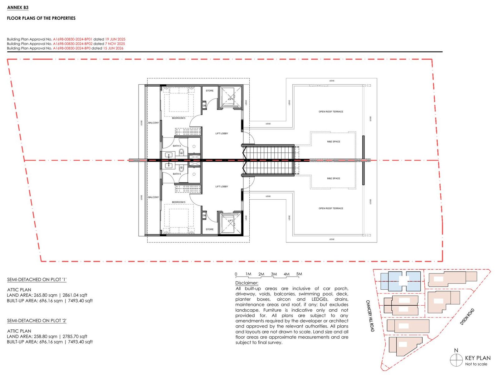 Chancery Hill Collection — Semi-Detached — Type A — Attic floor plan