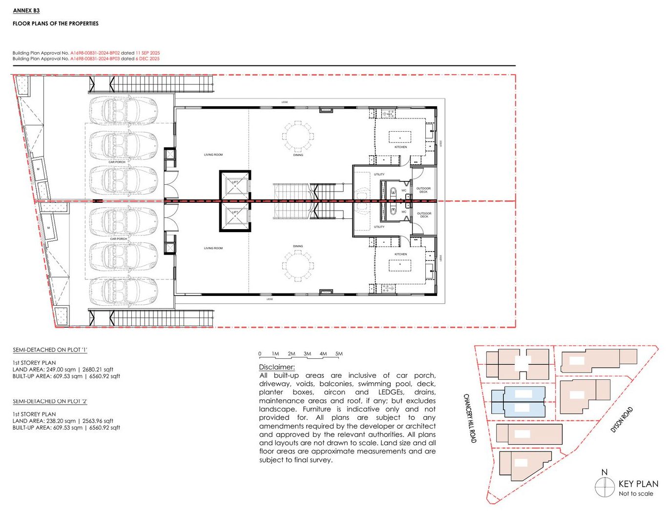 Chancery Hill Collection — Semi-Detached — Type B — 1st Storey floor plan