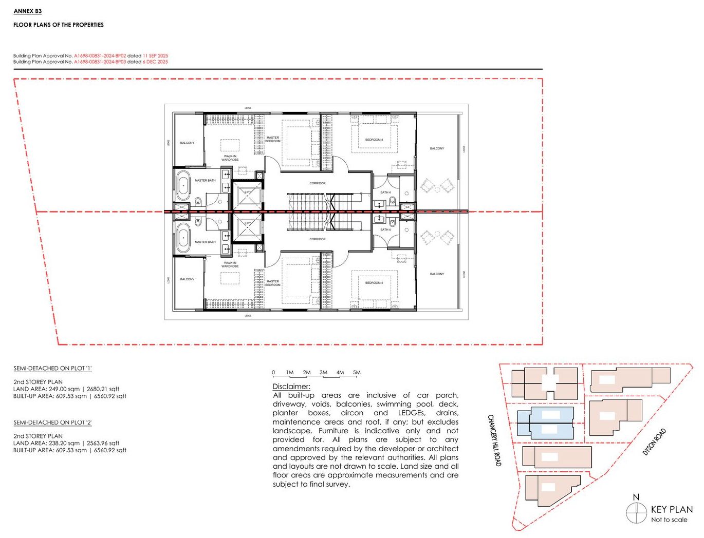 Chancery Hill Collection — Semi-Detached — Type B — 2nd Storey floor plan
