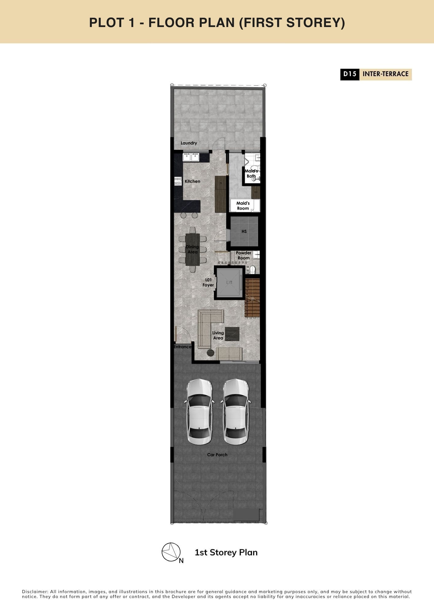 Chevron @ Onan Road — Plot 1 — 1st Storey floor plan