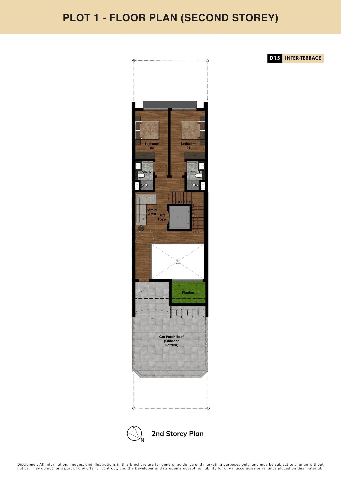 Chevron @ Onan Road — Plot 1 — 2nd Storey floor plan