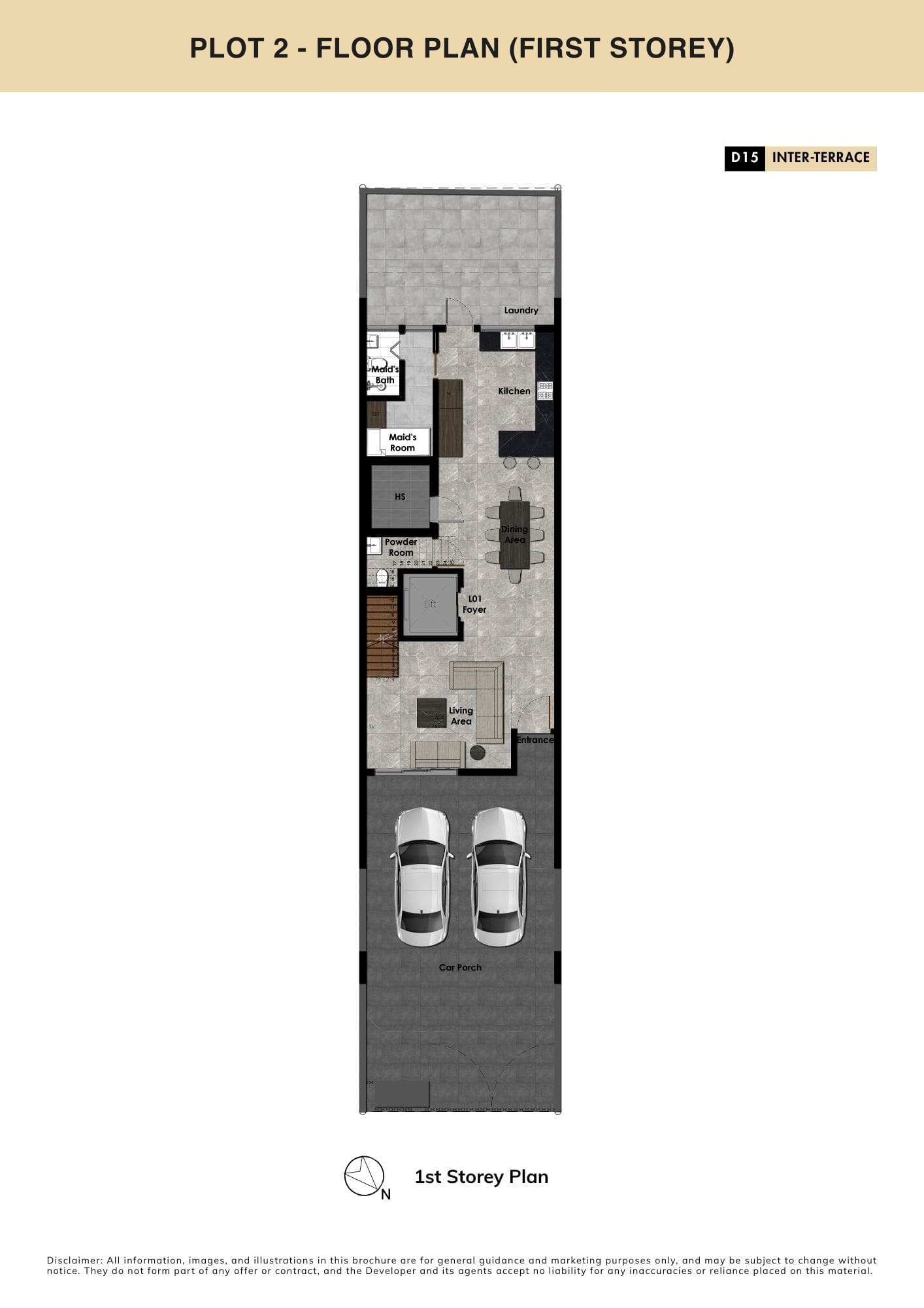 Chevron @ Onan Road — Plot 2 — 1st Storey floor plan
