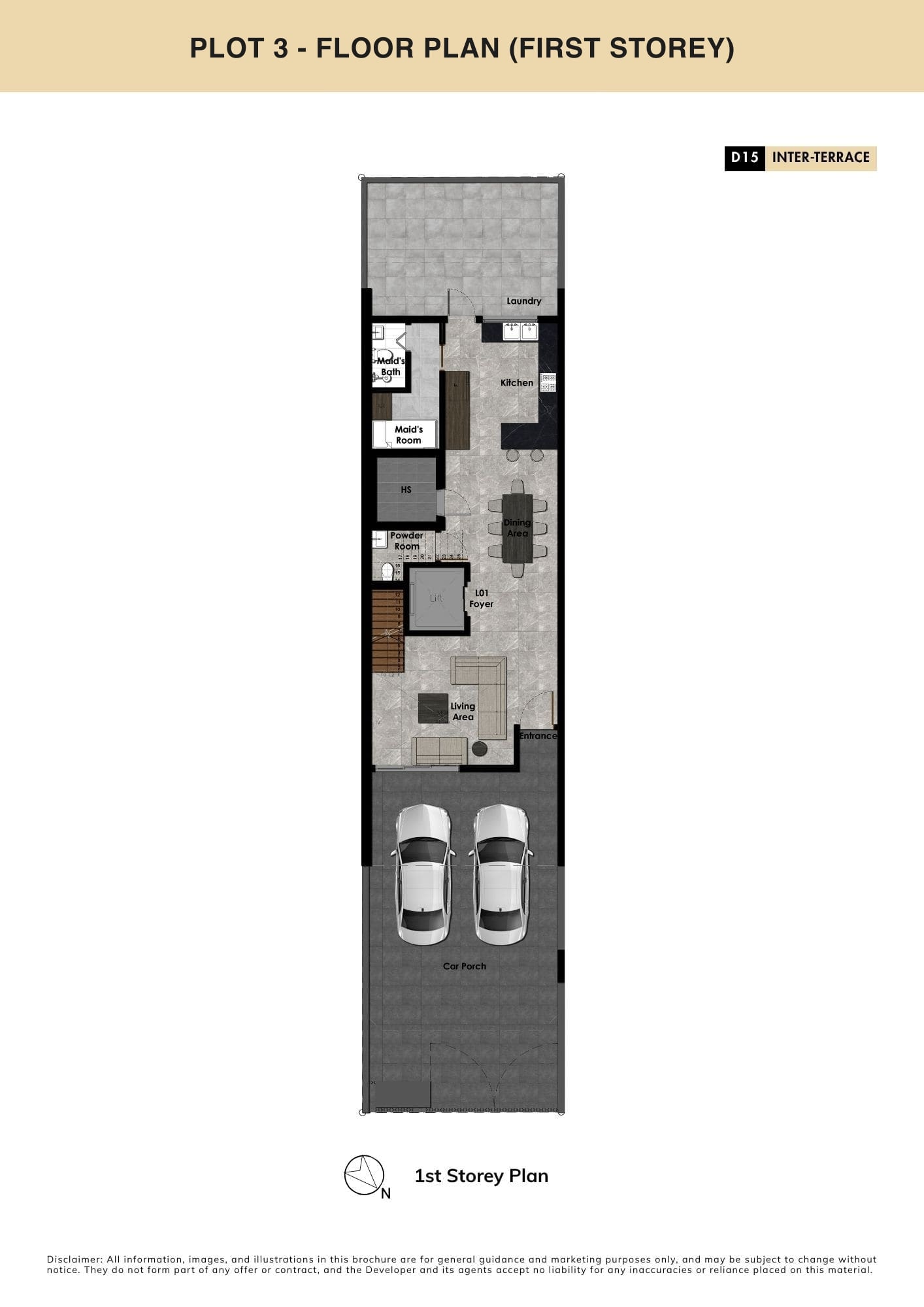 Chevron @ Onan Road — Plot 3 — 1st Storey floor plan