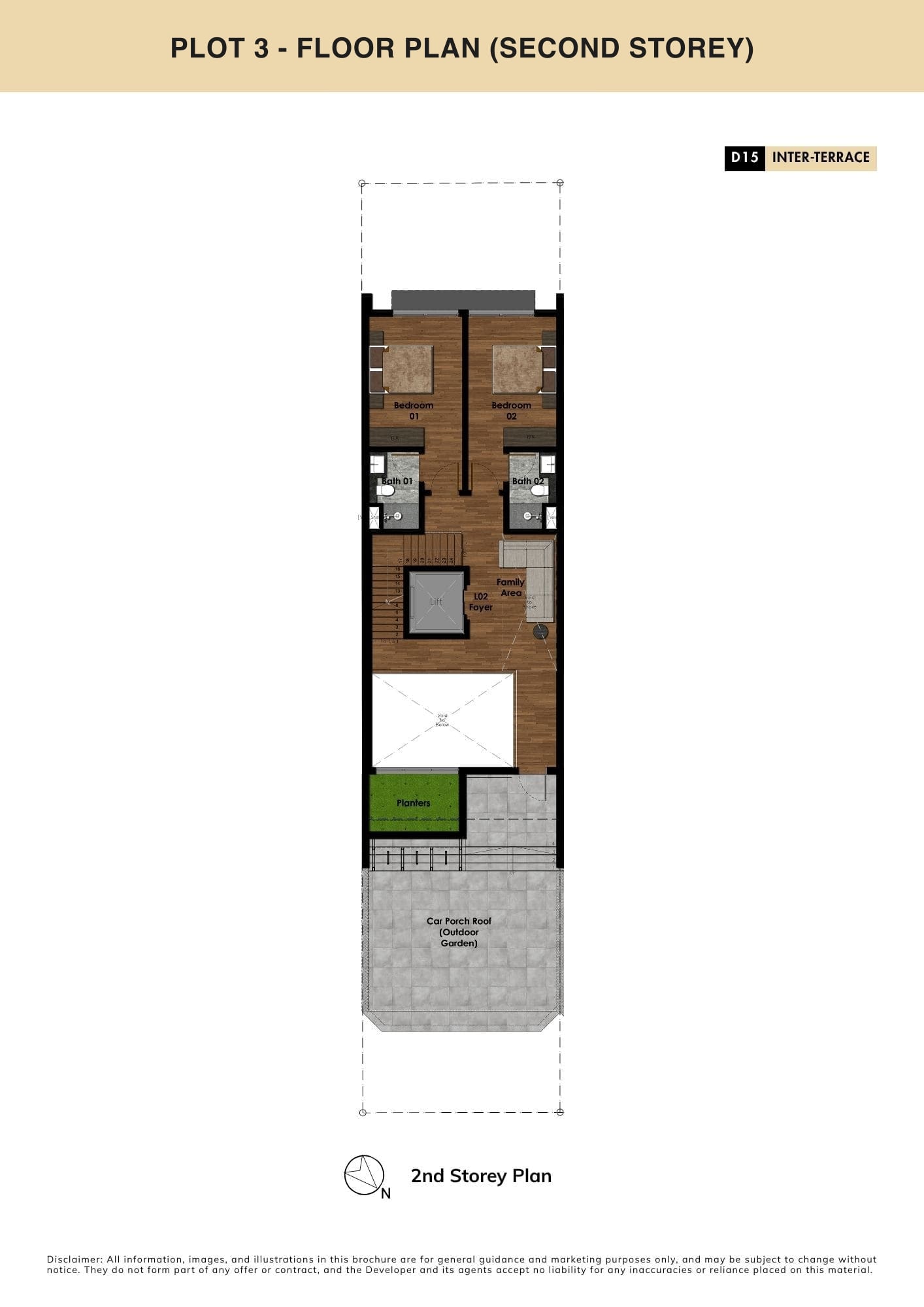 Chevron @ Onan Road — Plot 3 — 2nd Storey floor plan