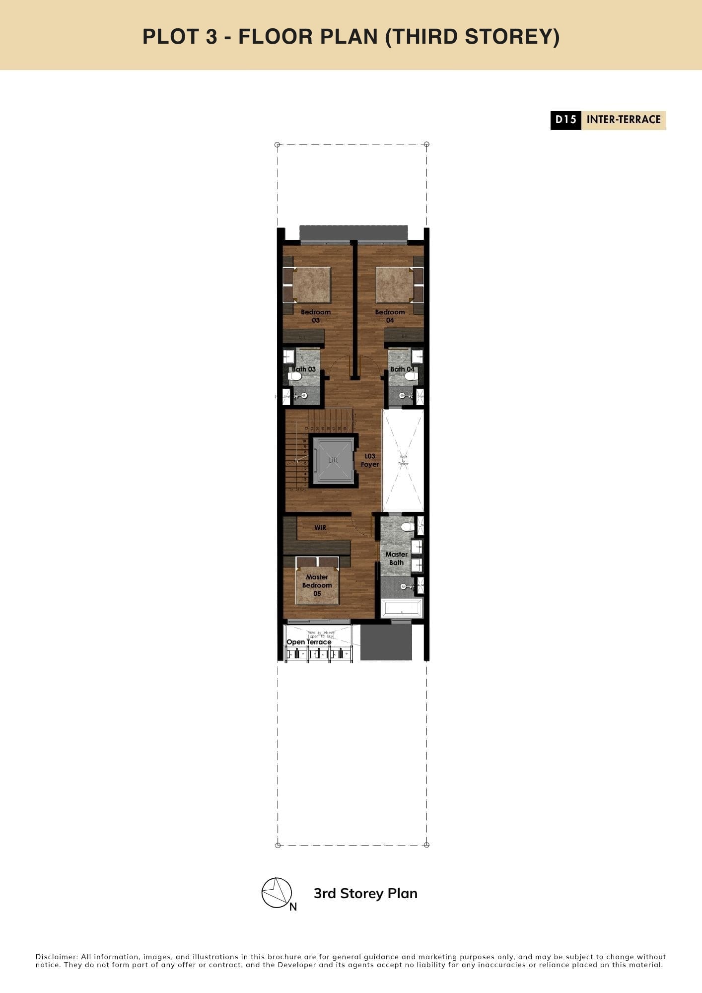 Chevron @ Onan Road — Plot 3 — 3rd Storey floor plan