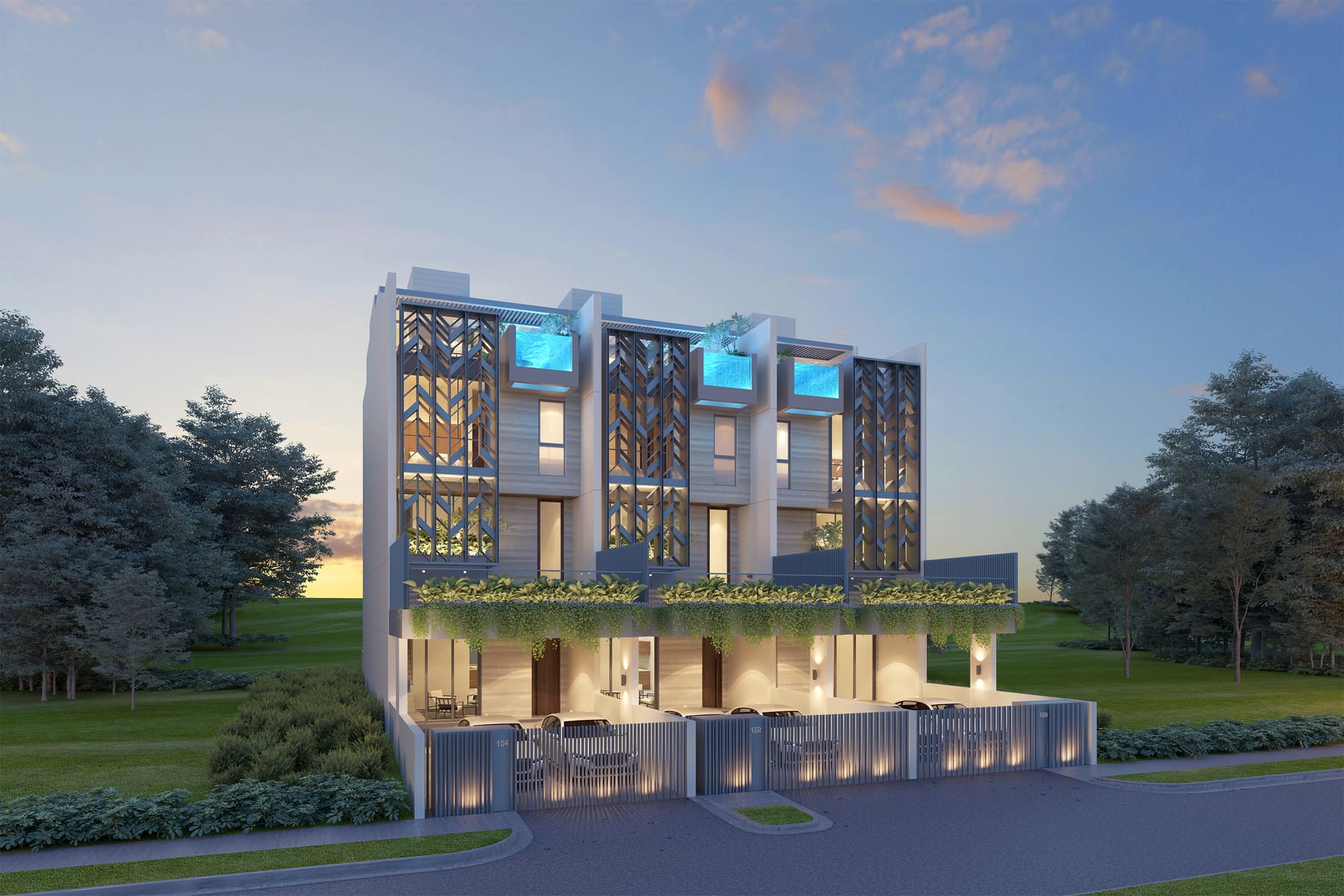 Chevron @ Onan Road — artist's impression