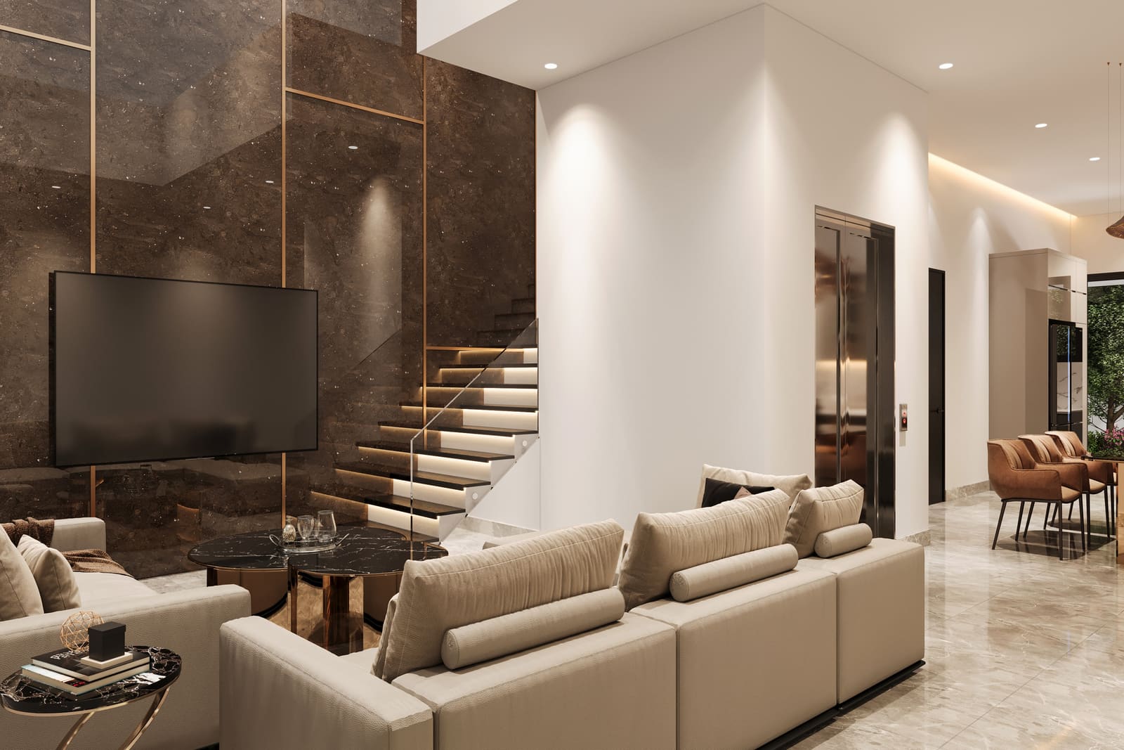 Living room (artist's impression)