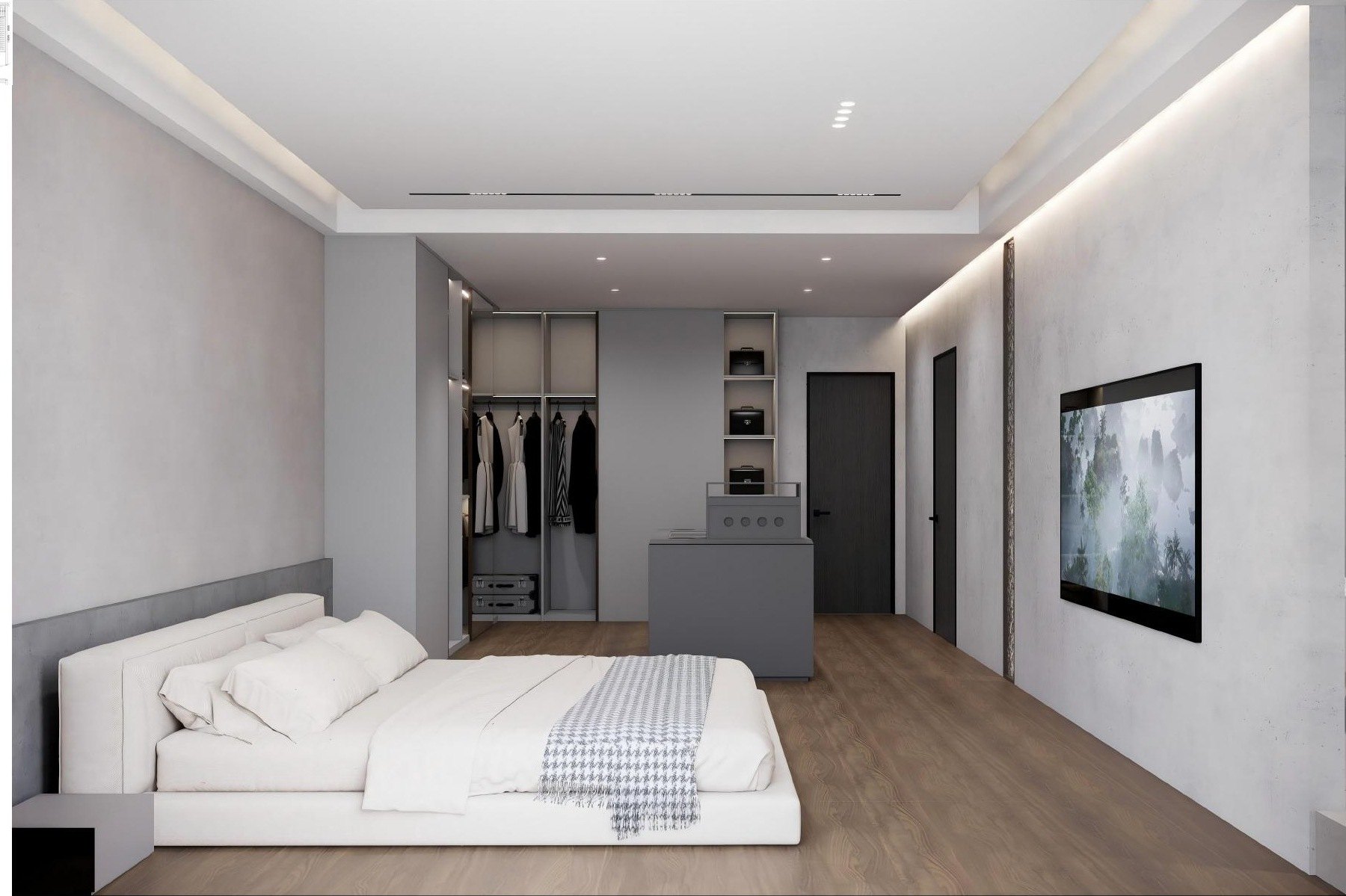 Attic bedroom (artist's impression)