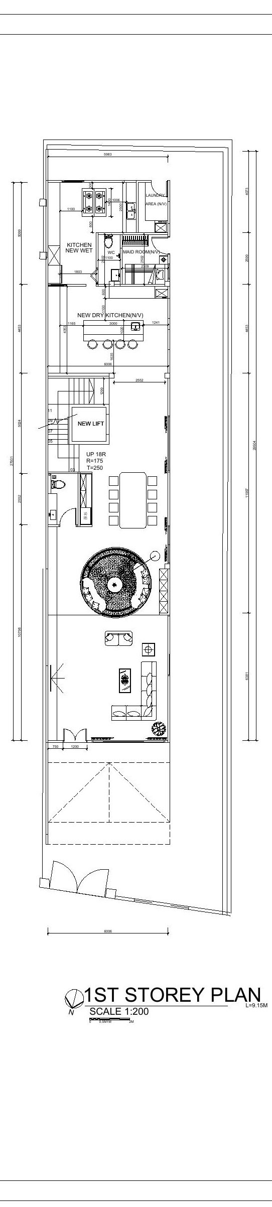 Semi-Detached @ Jalan Teliti — 1st Storey floor plan