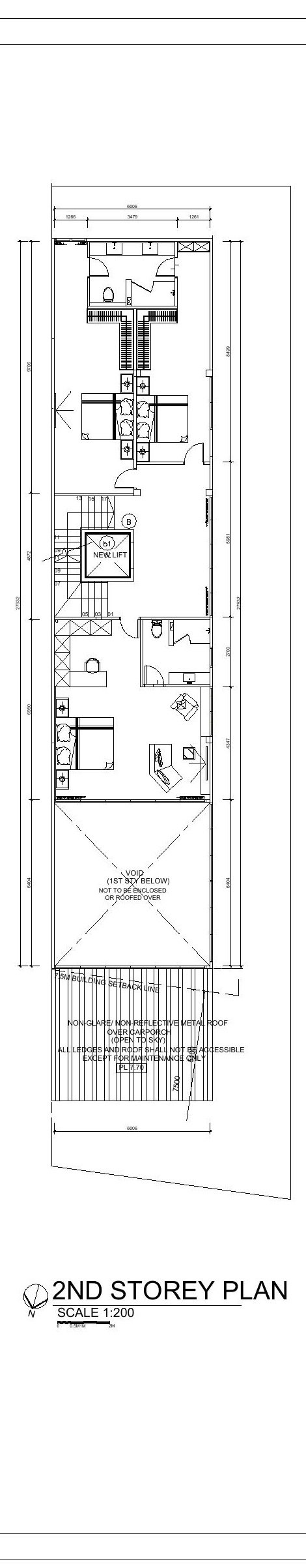 Semi-Detached @ Jalan Teliti — 2nd Storey floor plan
