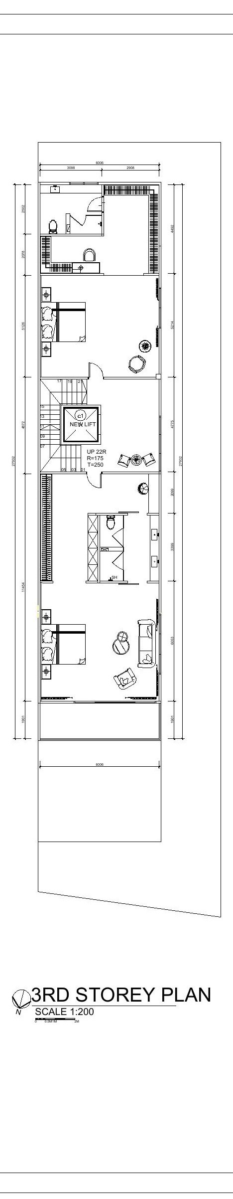 Semi-Detached @ Jalan Teliti — 3rd Storey floor plan