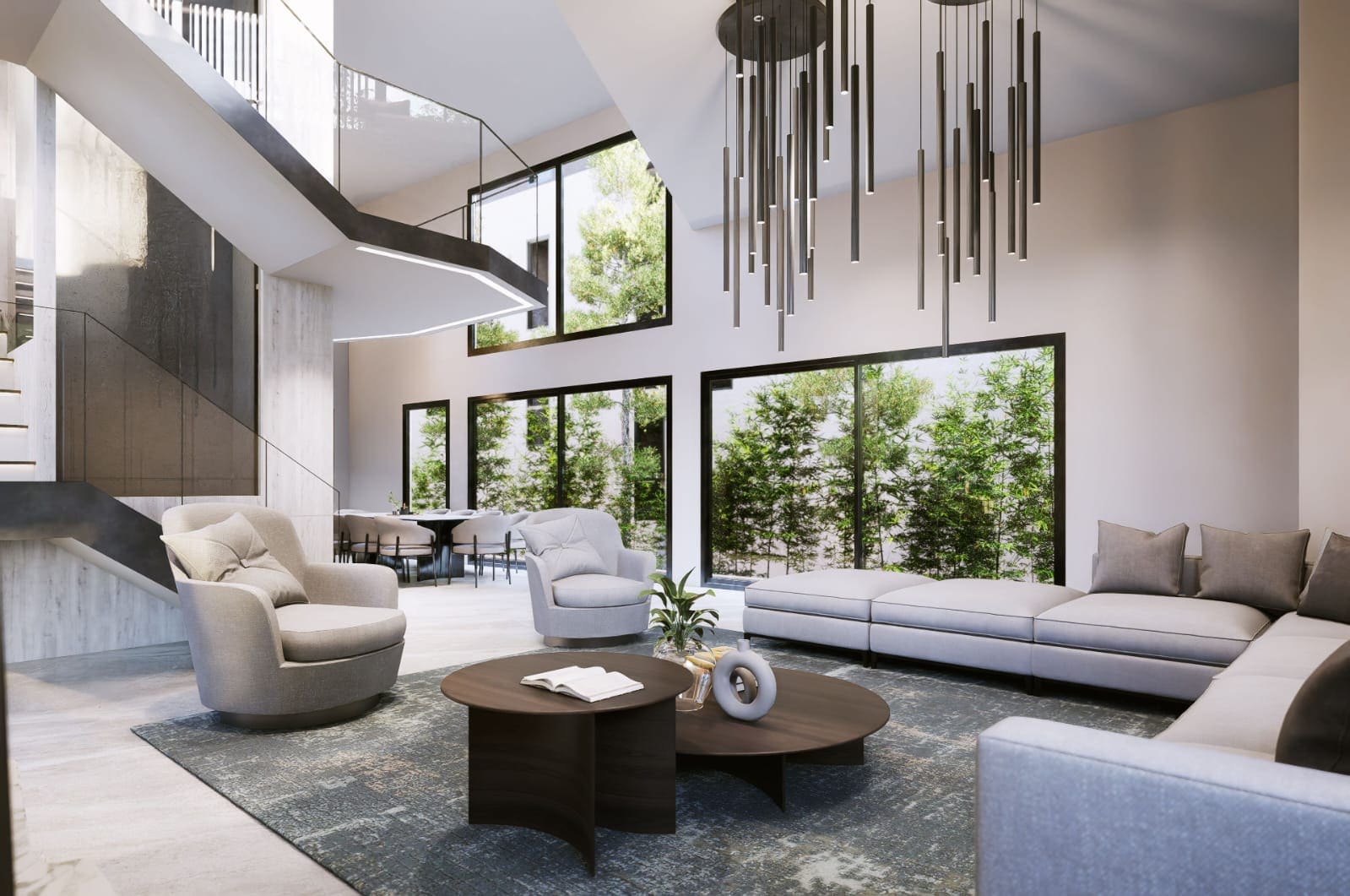 Double-volume main living (artist's impression)