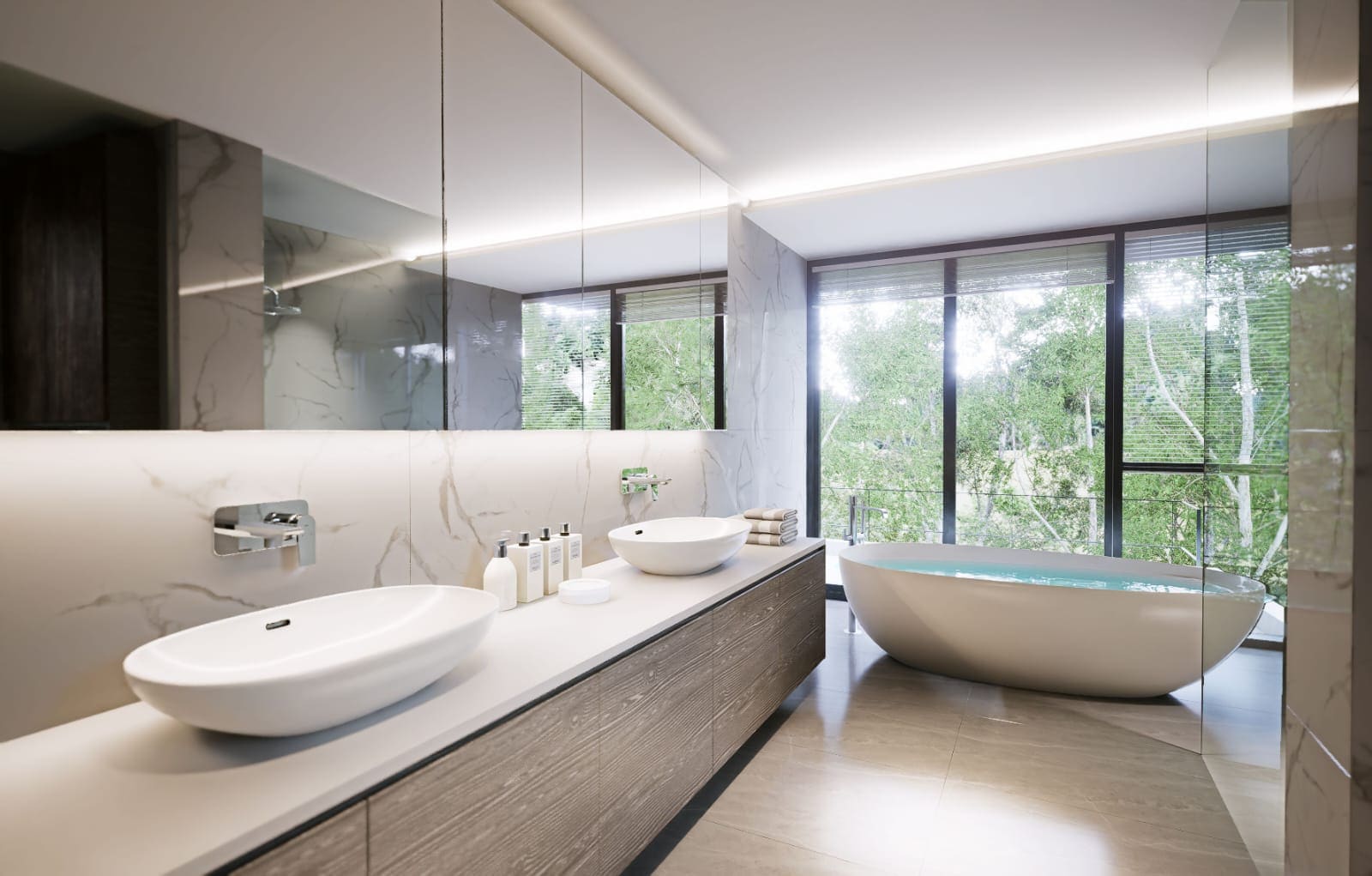 Master bathroom (artist's impression)