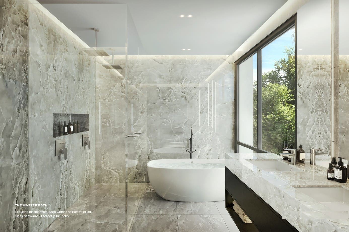 Master bath (artist's impression)