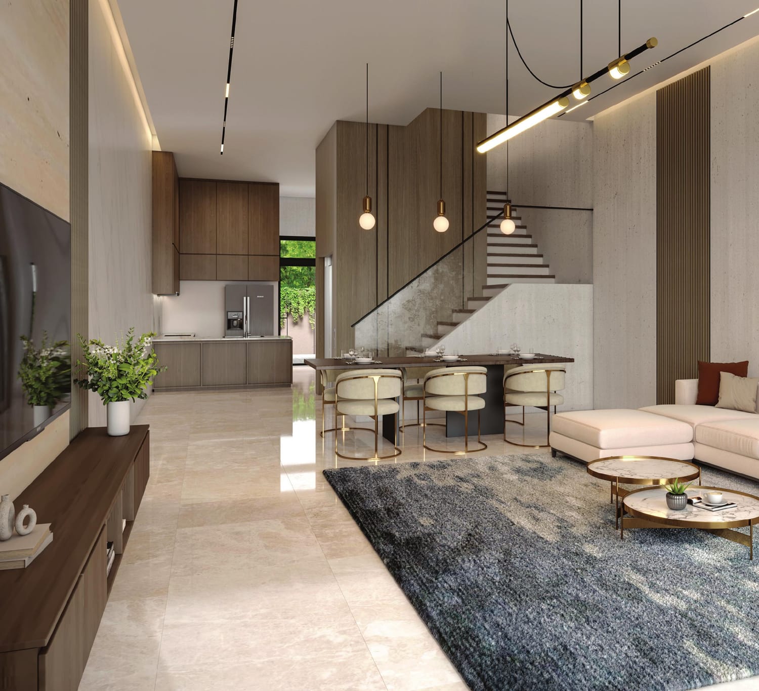 Double-volume living and dining (artist's impression)