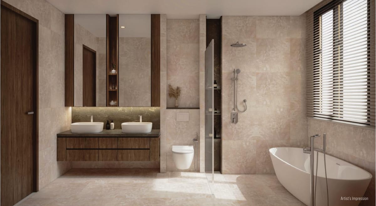 Master bathroom (artist's impression)