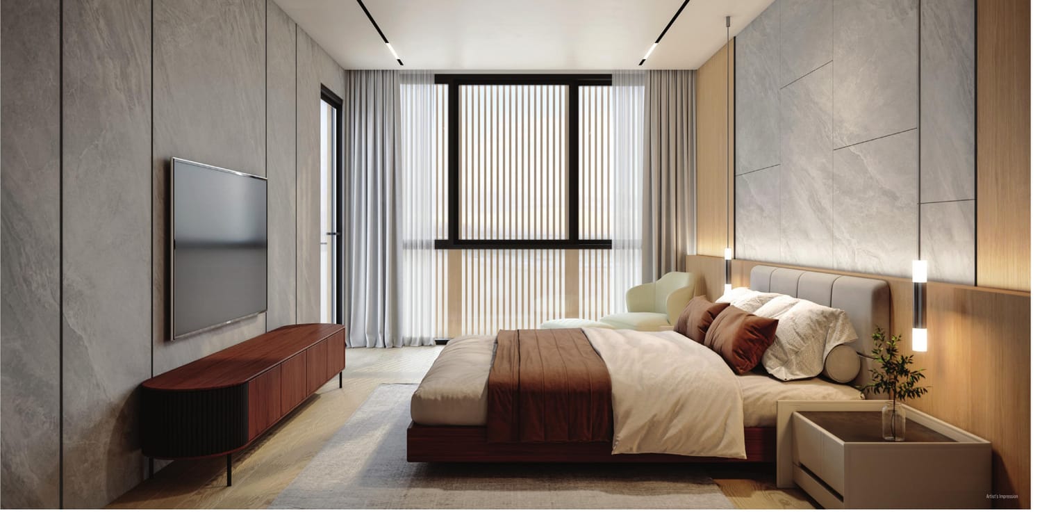 Master bedroom (artist's impression)