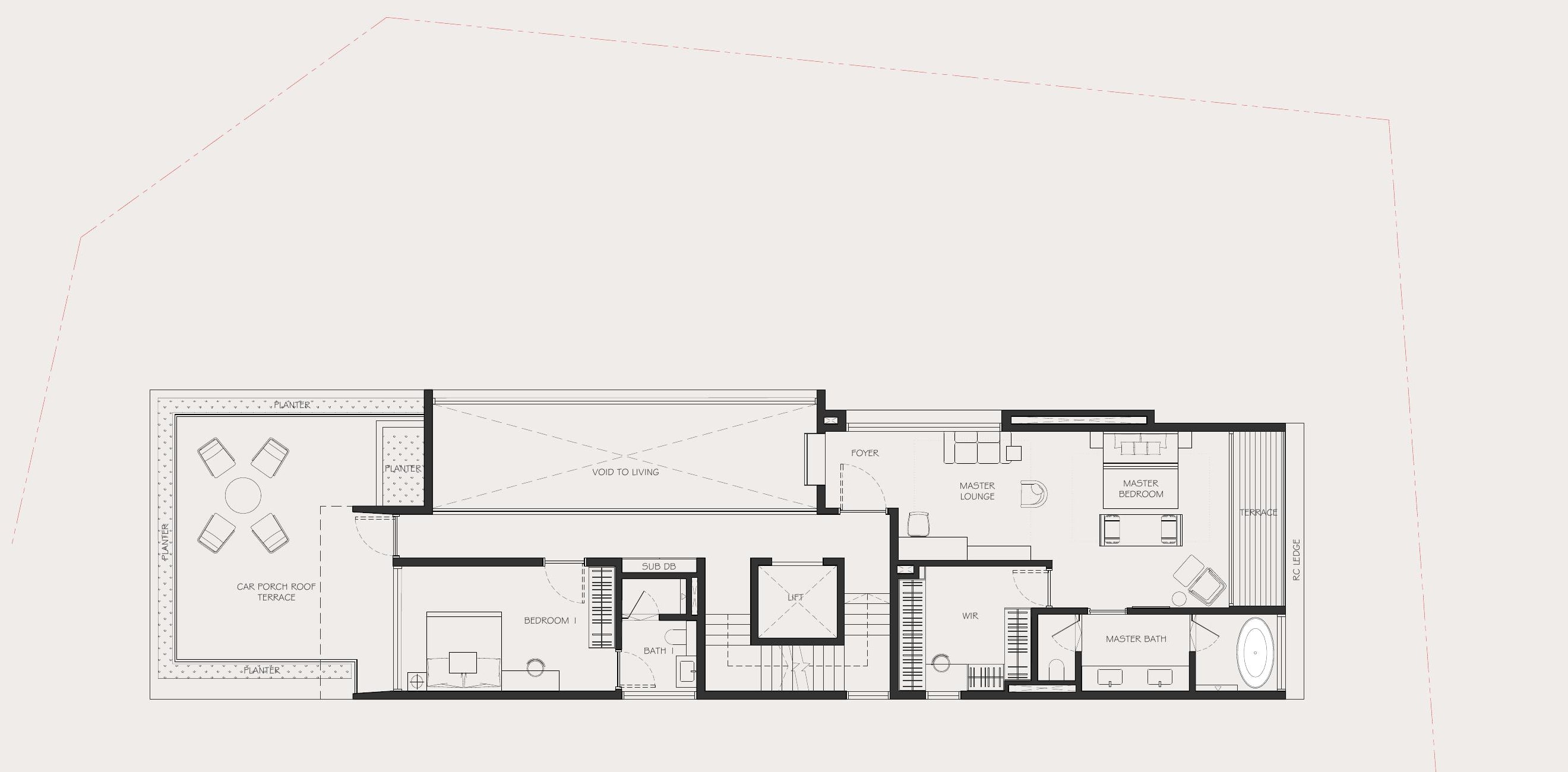 Tan Boon Chong Avenue (House A) — 2nd Storey floor plan